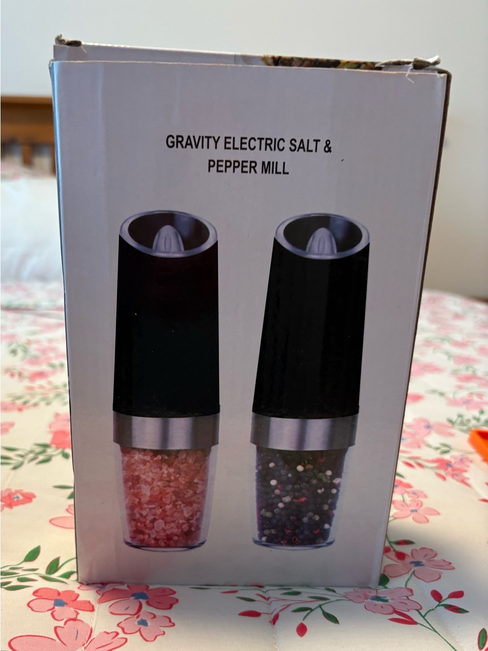 Source Unknown Gravity Electric Salt & Pepper Mill - Black & Silver